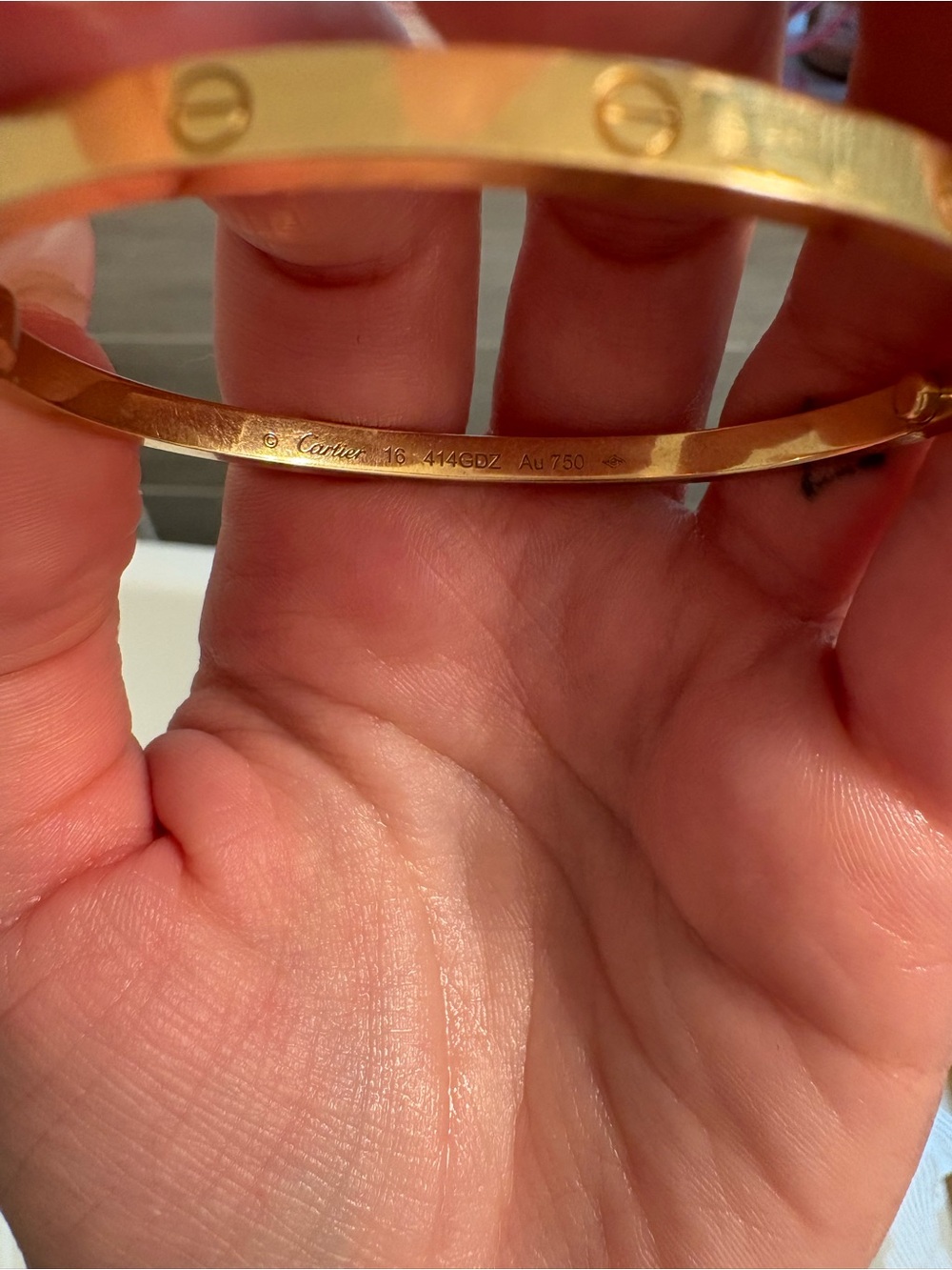 Cartier Small Gold Love Bracelet - Picture 3 of 8